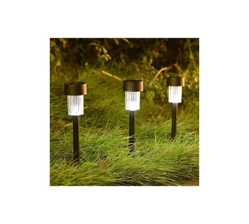 10'lu Günes Enerjili Led Bahçe Yolu Lambasi- Solar Aydinlatma Ip44 Su Geçirmez Isik Setil