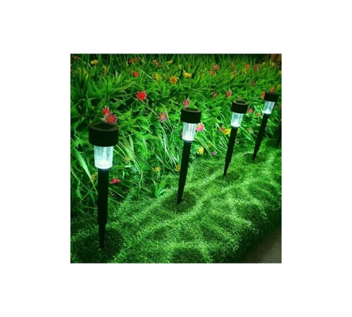 10'lu Günes Enerjili Led Bahçe Yolu Lambasi- Solar Aydinlatma Ip44 Su Geçirmez Isik Setil