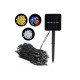 Solar Güneş Enerjili Dış Bahçe 8 Modlu 10 metre 120 led dekoratif Aydınlatma