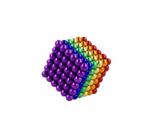 216 Adet 5mm Manyetik Top Seti Sihirli Miknatisli Küp Yapi Oyuncak Stres Rahatlama Eglenceli