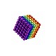 216 Adet 5mm Manyetik Top Seti Sihirli Miknatisli Küp Yapi Oyuncak Stres Rahatlama Eglenceli