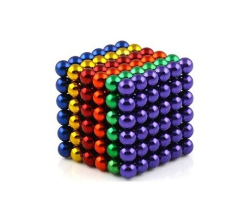 216 Adet 5mm Manyetik Top Seti Sihirli Miknatisli Küp Yapi Oyuncak Stres Rahatlama Eglenceli