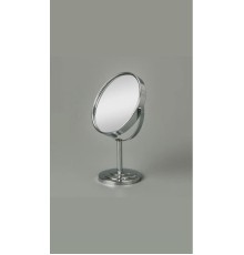 SONX Masaüstü Ayaklı 360° Dönebilen Ev, Ofis, İşyeri, Seyahat İçin Mini Krom büyüteçli ayna 21x15