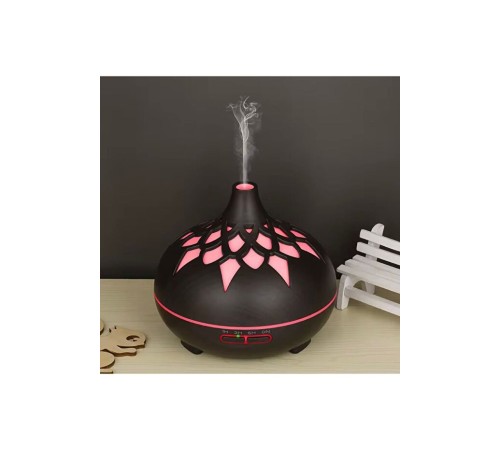 sonx Aroma Difüzör Gece Işığı 7 Led DESENLİ Nemlendirici Kumandalı Buhar Makinesi 550 ml