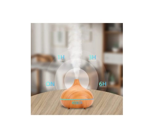 SONX Aroma Difüzörü Gece Işığı 7 Led Hava Nemlendirici Kumandalı Buhar Makinesi 500 ml