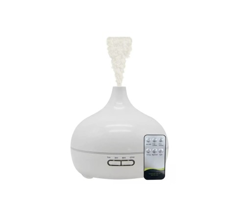 Aroma Difüzörü Gece Işığı 7 Led Hava Nemlendirici Kumandalı Buhar Makinesi 500 ml