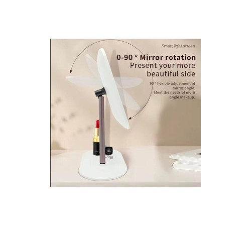 Dokunmatik led ışıklı yuvarlak 180° ayarlanabilir 3 farklı renk LED MASA AYNASI