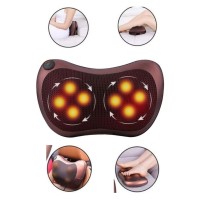 Boyun Yoğurmalı Ve Isıtmalı Çok Fonksiyonlu Masaj Yastığı-8 Toplu Sırt, Bel, Bacak Masaj Aleti