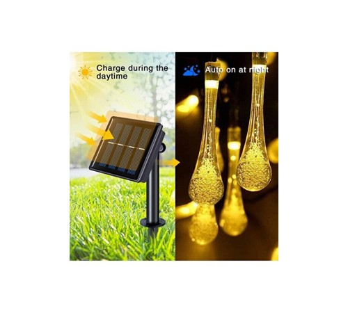 10'lu Günes Enerjili Led Bahçe Yolu Lambasi- Solar Aydinlatma Ip44 Su Geçirmez Isik Setil