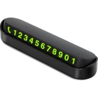 Pratik Fosforlu Telefon Numarası Yamzak İçin Araç İçi Oto Numaratör Numaralık