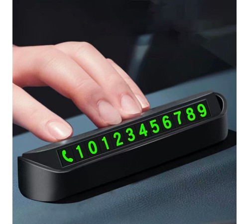 Pratik Fosforlu Telefon Numarası Yamzak İçin Araç İçi Oto Numaratör Numaralık