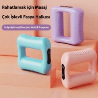 Kablosuz / Titreşimli Fasya Masaj Halkası, Derin Doku ve Kas Gevşetici Kompakt Ergonomik Masaj Aleti