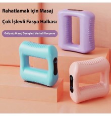 Kablosuz / Titreşimli Fasya Masaj Halkası, Derin Doku ve Kas Gevşetici Kompakt Ergonomik Masaj Aleti