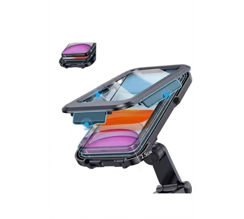 Motosiklet Bisiklet Su Geçirmez Manyetik Telefon Tutucu Gidon Navigasyon Kılıfı