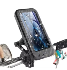 Motosiklet Bisiklet Su Geçirmez Manyetik Telefon Tutucu Gidon Navigasyon Kılıfı
