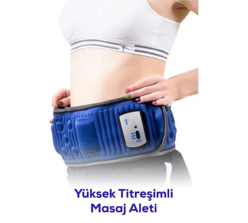 Titreşimli Masaj Kemeri- Kas Gevşetici Masaj Aleti Ve Vücut Şekillendirme Cihazı