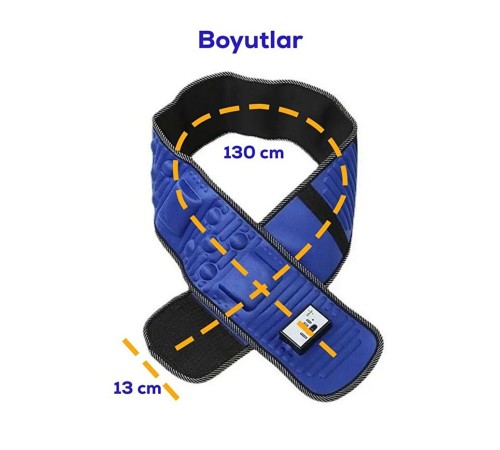Titreşimli Masaj Kemeri- Kas Gevşetici Masaj Aleti Ve Vücut Şekillendirme Cihazı