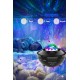 Galaksi Yıldız Projektörü ve Bluetooth Hoparlör  10 Renk Modlu Okyanus Dalgalı Gece & Disko  Lambası