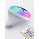 Bluetooth RGB LED Hoparlörlü Akıllı Ampul - Renkli Müzikli Lamba ve Kumanda