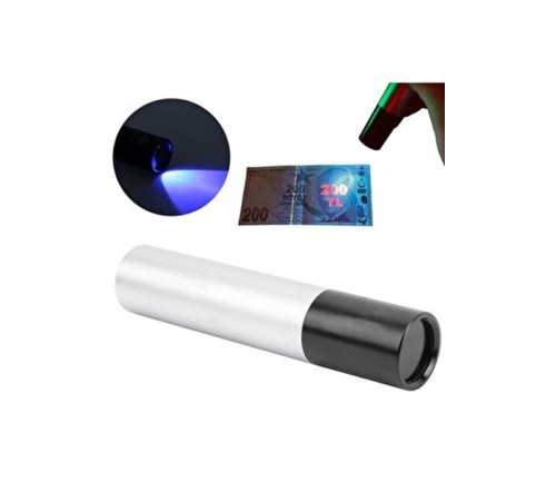 UV El Feneri Mor Işık Ultraviyole Sahte Para Kontrolü ve Leke Tespit Cihazı
