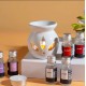 3’lü Aromaterapi Uçucu Yağ Seti ve Seramik Buhurdanlık – Rahatlatıcı Oda Kokusu & Spa Deneyimi