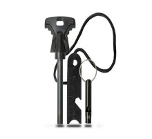 Magnezyum Ateş Başlatıcı Seti - Ferro Çubuk, Çok Amaçlı Kazıyıcı ve Acil Durum Düdüğü